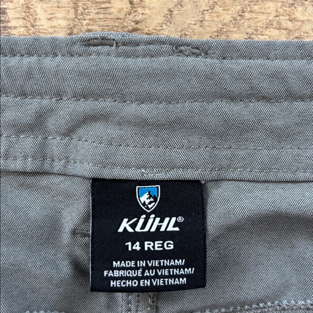 Kuhl Trekr Pants Womens 14 regular Gray Outdoor Style 6235 Nylon Blend Hiking - Picture 3 of 10